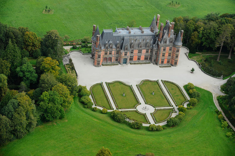 Château de Trévarez depuis le sud-ouest