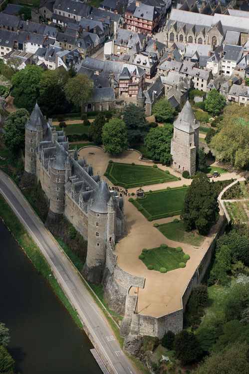 Château de Josselin depuis le sud-est