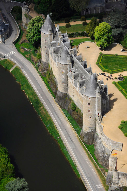 Château de Josselin depuis le sud-est