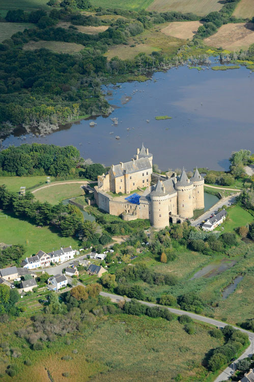 Château de Suscinio depuis le sud-est