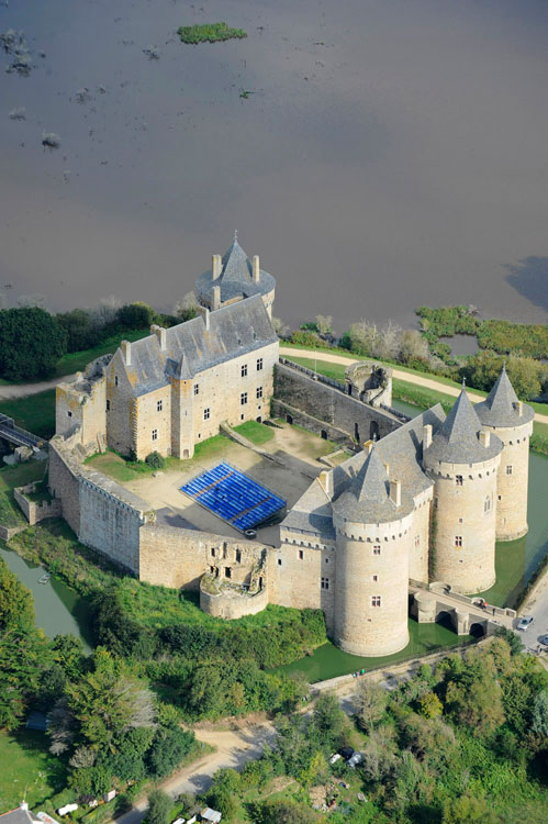 Château de Suscinio depuis le sud-est