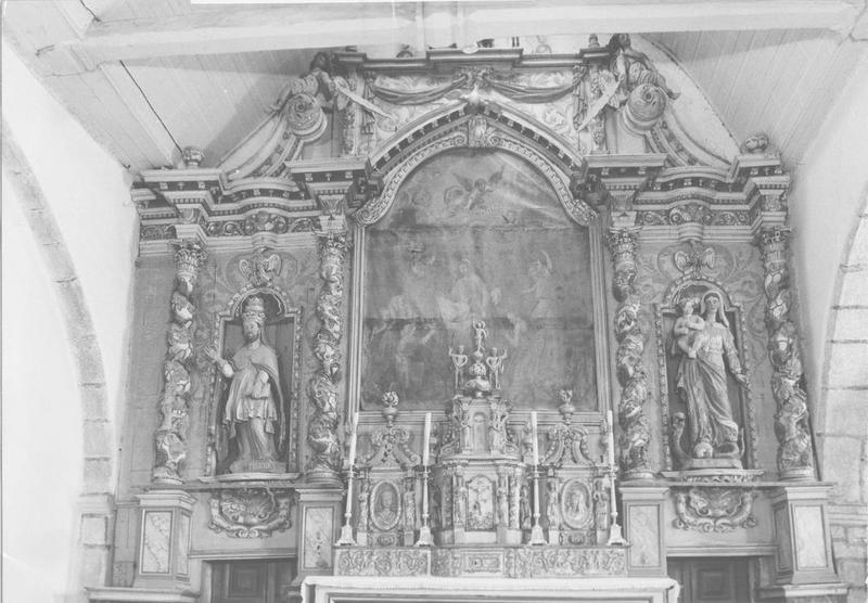 autel, tabernacle, retable (maître-autel), vue générale