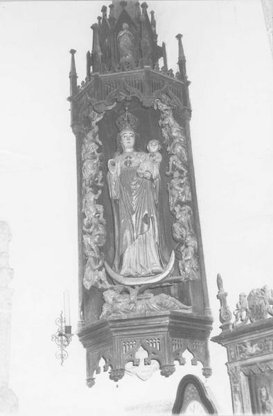 niche, groupe sculpté : arbre de Jessé (l'), vue générale