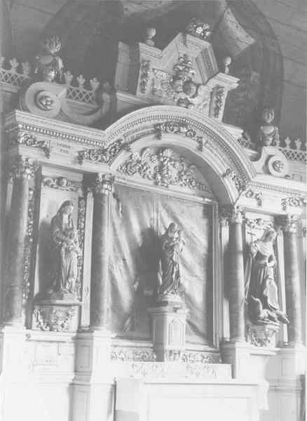 retable du transept sud, vue générale