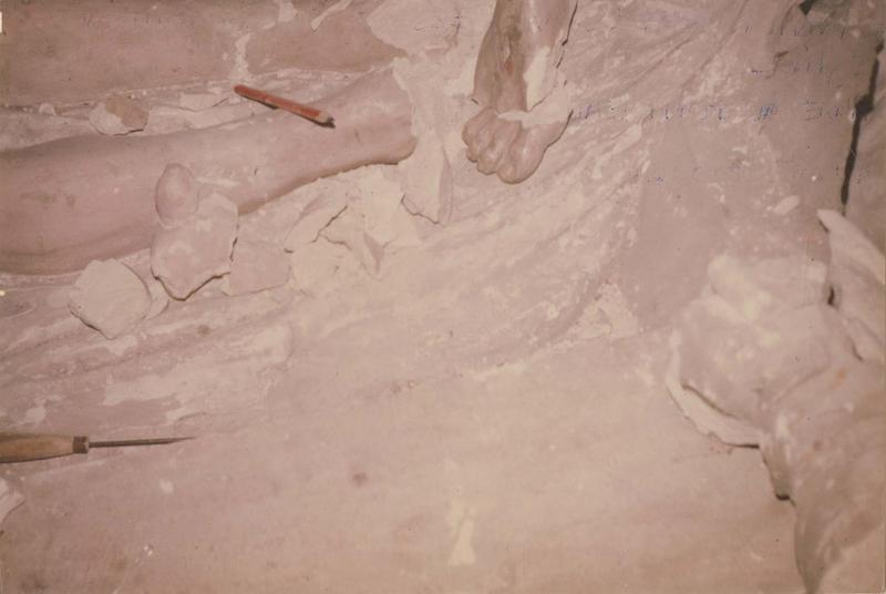 statue : mise au tombeau (la), détail