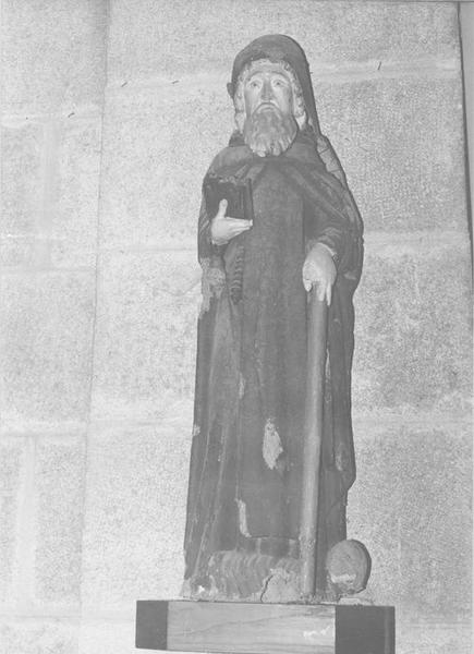 statue : saint Antoine, vue générale - © Ministère de la Culture (France), Médiathèque du patrimoine et de la photographie (objets mobiliers), tous droits réservés