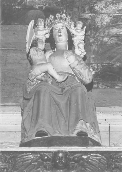 statue dite Notre-Dame-du-Tertre : Vierge à l'enfant, vue générale