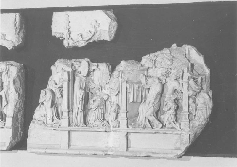 retable : baptême du Christ (le), vue partielle - © Ministère de la Culture (France), Médiathèque du patrimoine et de la photographie (objets mobiliers), tous droits réservés