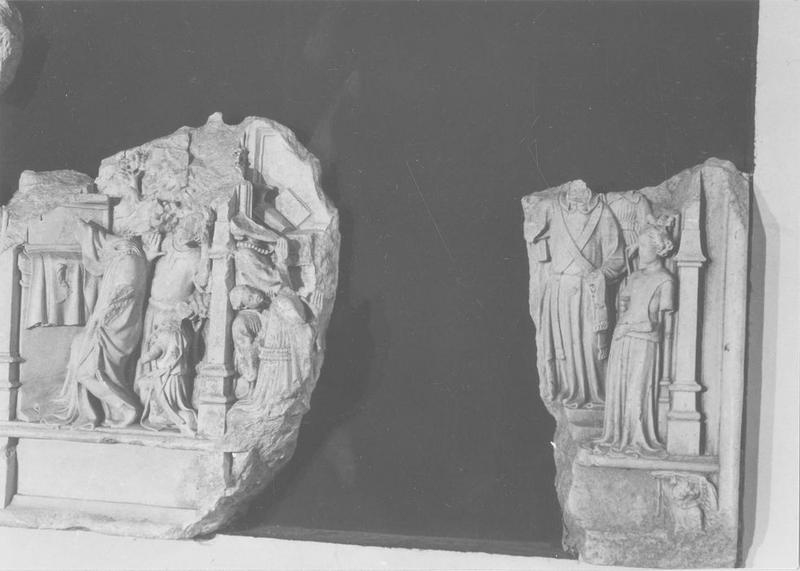 retable : baptême du Christ (le), vue partielle - © Ministère de la Culture (France), Médiathèque du patrimoine et de la photographie (objets mobiliers), tous droits réservés
