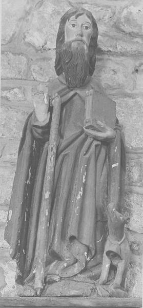 statue : saint Antoine, vue générale