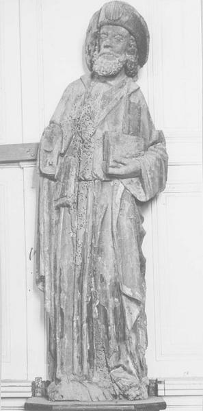 statue : saint Jacques, vue générale