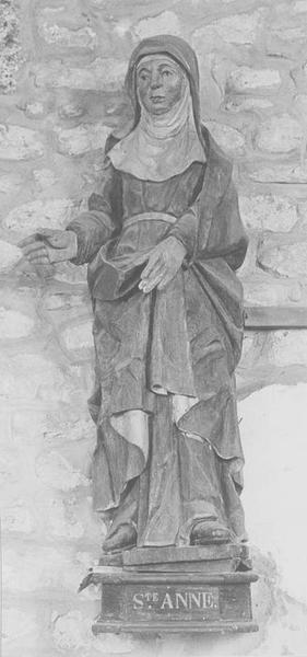 statue : sainte Anne, vue générale