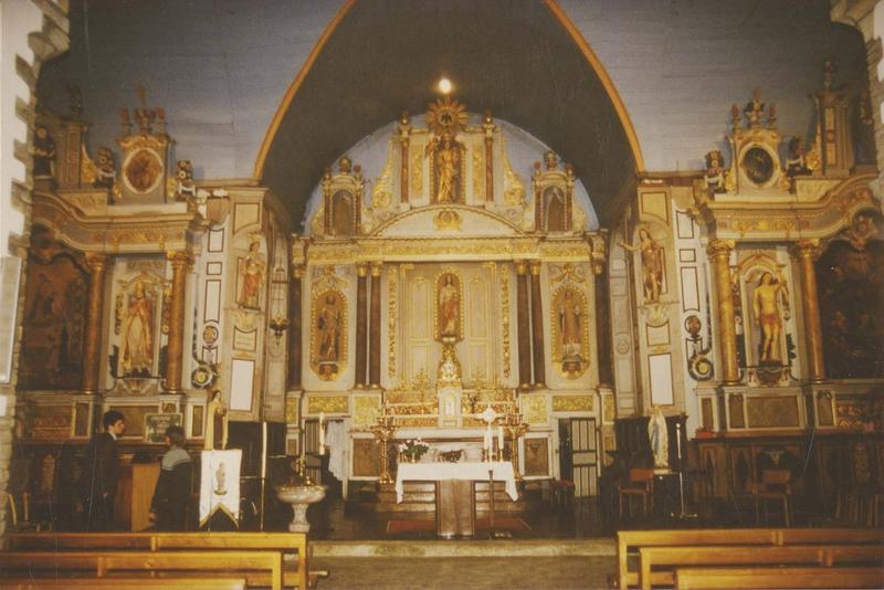 retable du maître-autel, retables sud et nord, vue générale