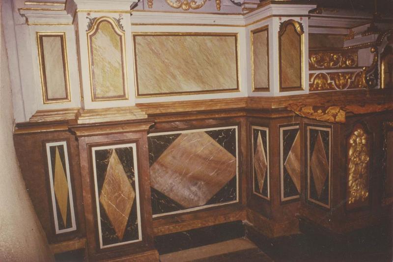 autel, retable du transept nord, détail