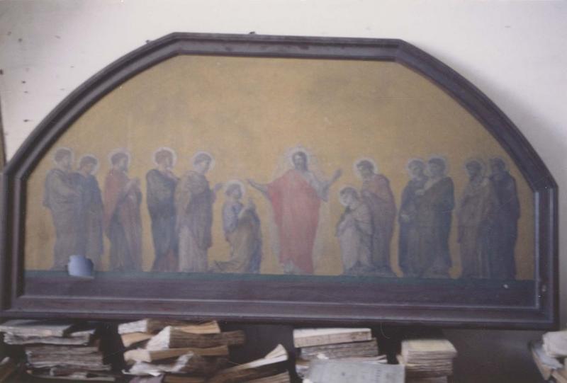 tableau : Christ parmi les apôtres (le), vue générale - © Ministère de la Culture (France), Médiathèque du patrimoine et de la photographie (objets mobiliers), tous droits réservés