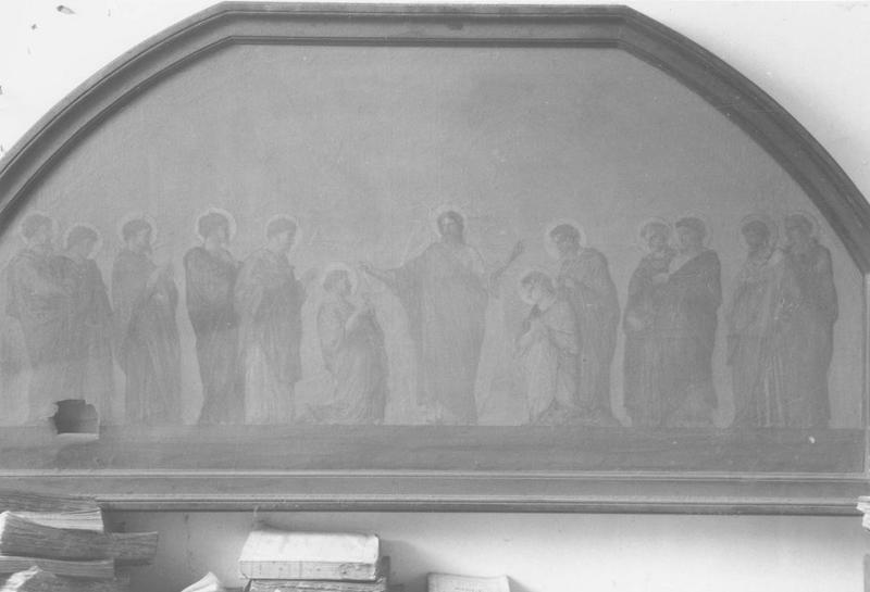 tableau : Christ parmi les apôtres (le), vue générale - © Ministère de la Culture (France), Médiathèque du patrimoine et de la photographie (objets mobiliers), tous droits réservés