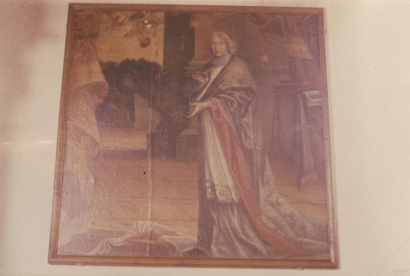 tableau : Portrait d'évêque, vue générale