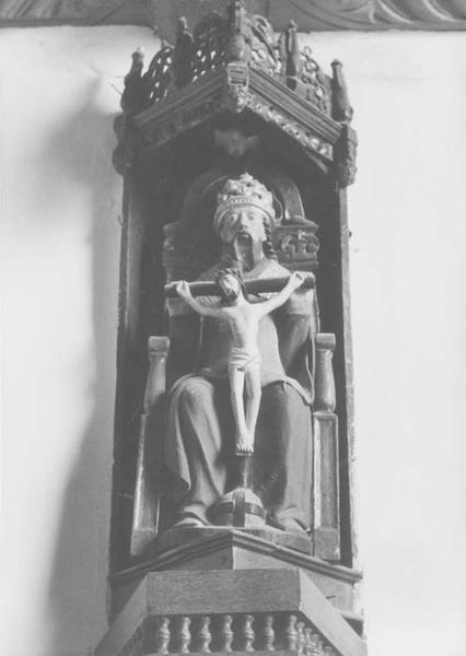 groupe sculpté : Trinité (la), vue générale