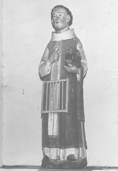 statue saint Laurent, vue générale