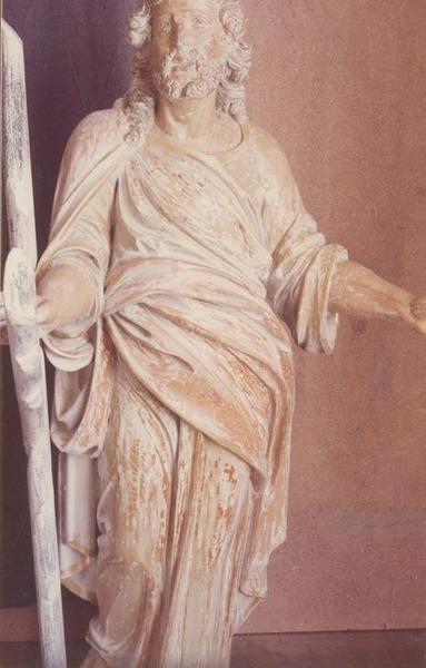 statue du retable du maître-autel : saint André, vue générale