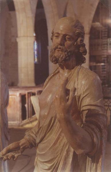 statue du retable du maître-autel, vue générale