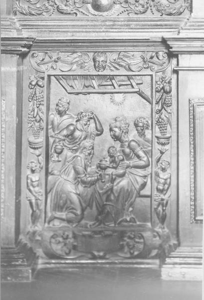 bas-relief : adoration des mages (l'), vue générale