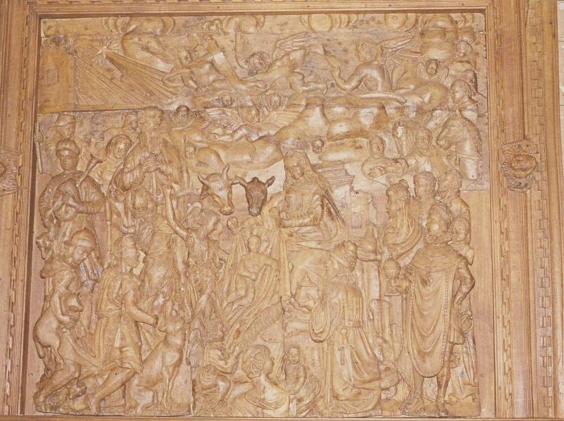 relief : adoration des mages (l'), vue générale