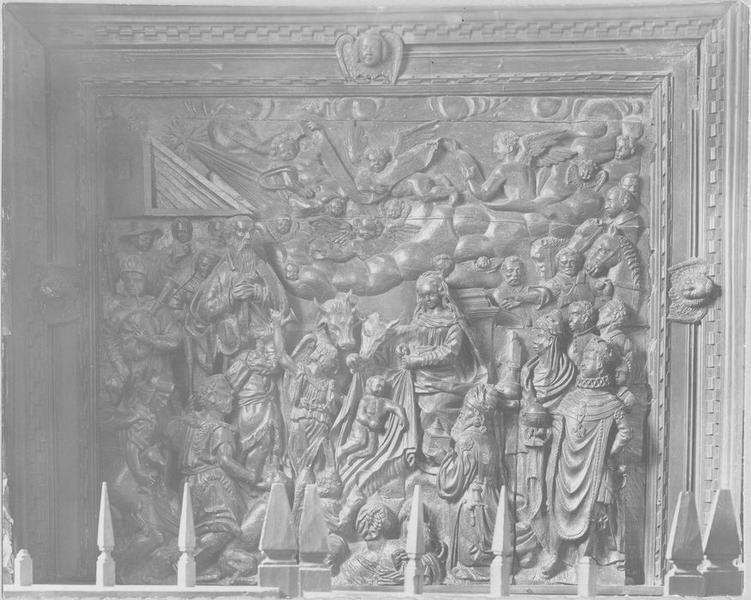 relief : adoration des mages (l'), vue générale