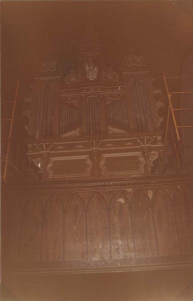 orgue de tribune : buffet d'orgue, vue générale