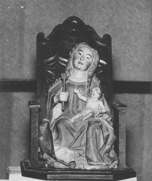 statue dite Notre-Dame-de-Bon-Secours : Vierge à l'enfant, vue générale
