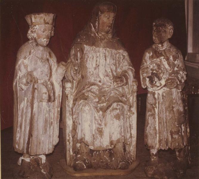 statues (3) : saint Yves entre le pauvre et le riche, vue générale