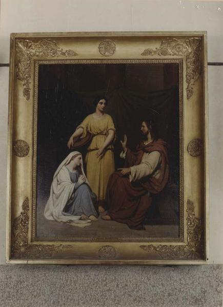 tableau : Christ chez Marthe et Marie (le), vue générale