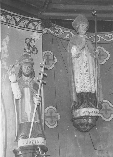 statues : saint Firmin, saint Urbin, vue générale