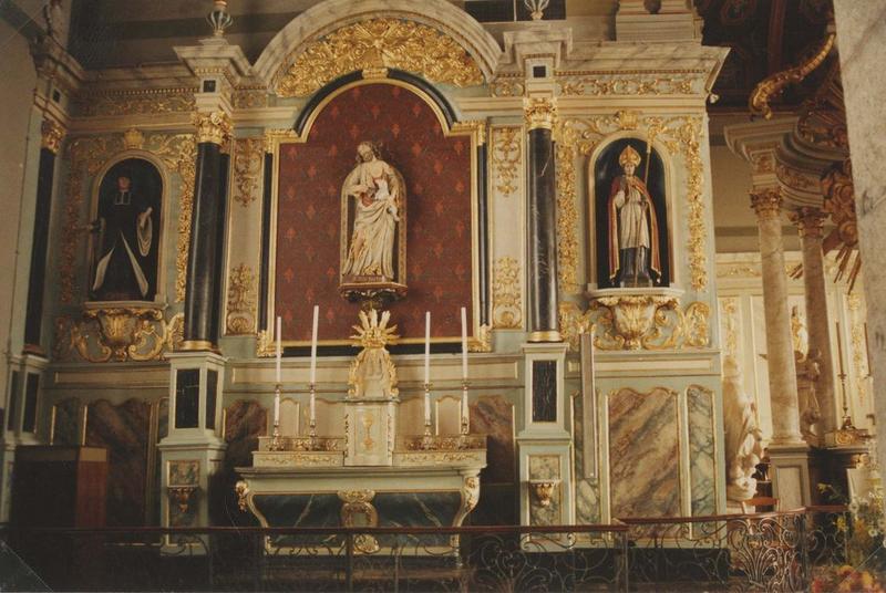 autel, retable nord, vue générale
