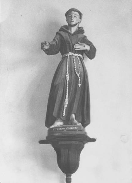 statue : saint François, vue générale