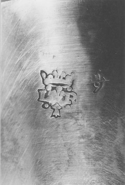 calice, patène, détail d'un poinçon