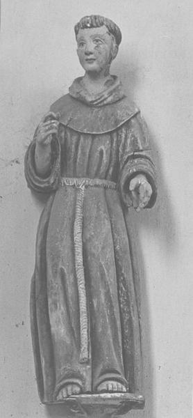 statue : saint Antoine-de-Padoue, vue générale - © Ministère de la Culture (France), Médiathèque du patrimoine et de la photographie (objets mobiliers), tous droits réservés