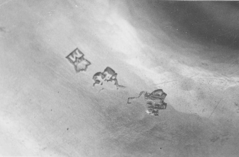 calice, détail des poinçons