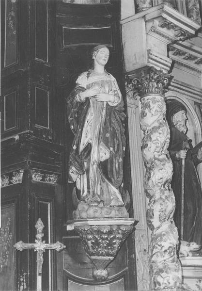 statue : Vierge de l'Assomption, vue générale