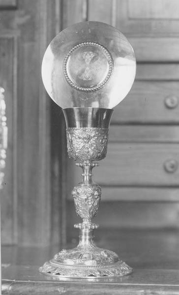 calice, patène, vue générale