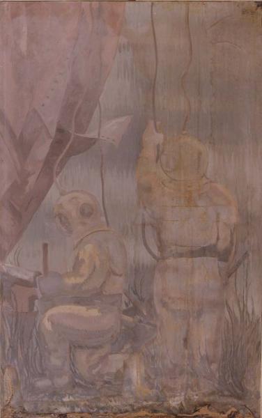 tableau : fonds marins, vue générale