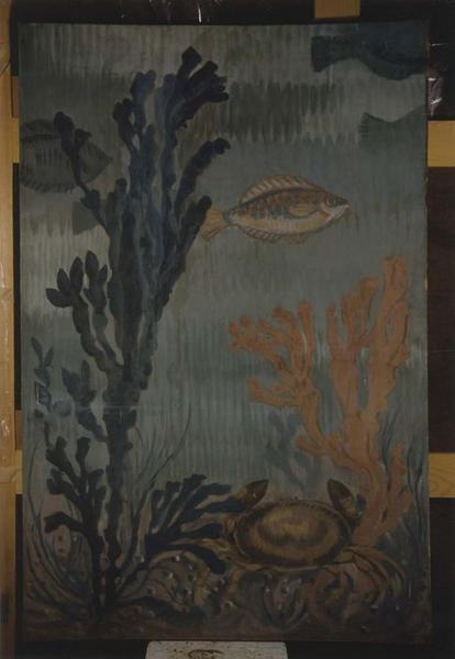tableau : fonds marins, vue générale