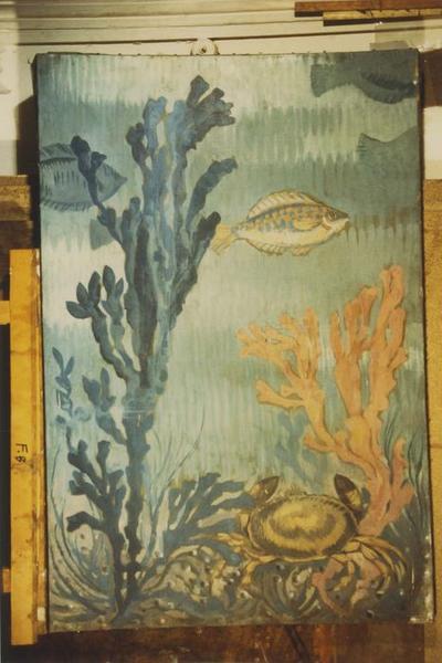 tableau : fonds marins, vue générale