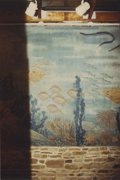 tableau : fonds marins, vue partielle