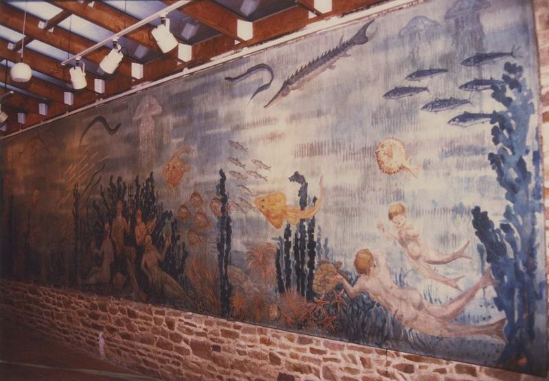 tableau : fonds marins, vue générale