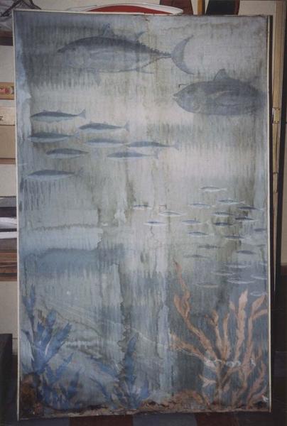 tableau : fonds marins, vue générale
