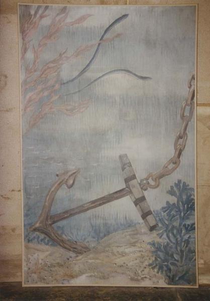 tableau : fonds marins, vue générale