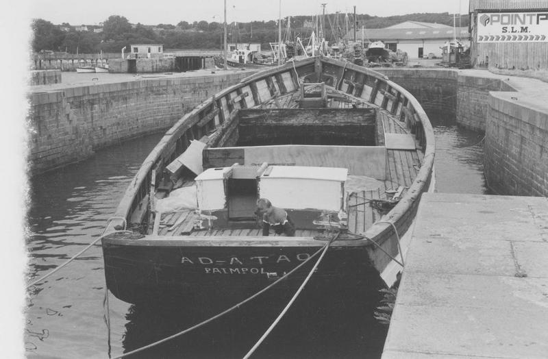 Bateau de charge (gabare) dit le Mad-Atao, détail