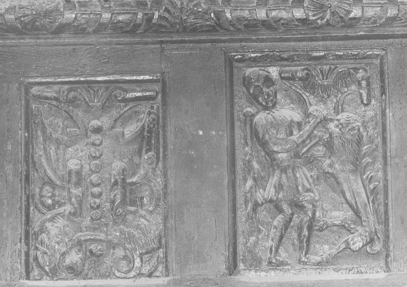relief : Lion de Nemée (le), vue générale - © Ministère de la Culture (France), Archives départementales des Côtes-d’Armor, Conservation des antiquités et des objets d’art – Tous droits réservés