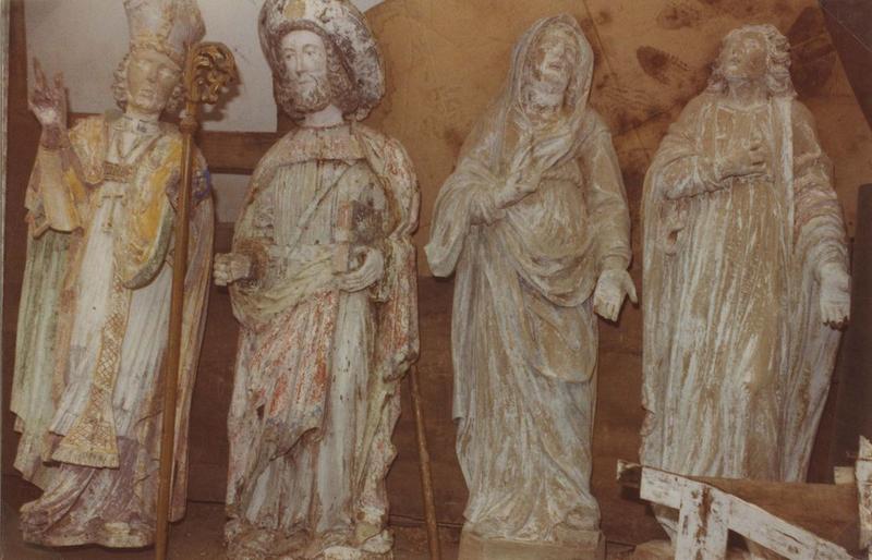 statues du maître-autel, vue générale